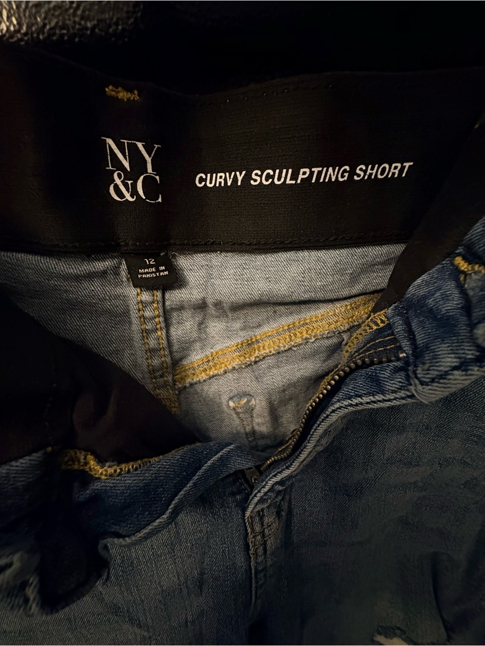 Women’s distressed jeans cut offs